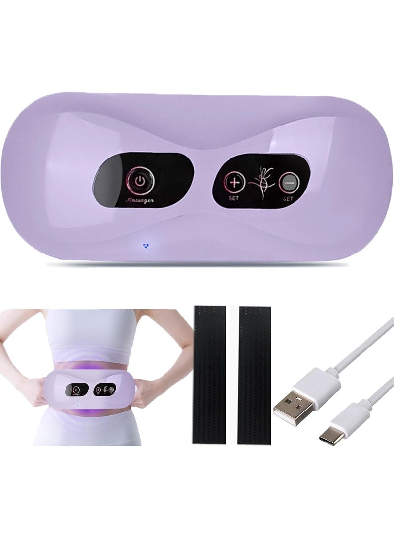 Bukela Slimming Belt, Abdominal Massager Portable Weight Loss Machine with 3 Vibration Massage Modes, Heating, Improve Blood Flow,Heating Pad for Back Pain - Image 1